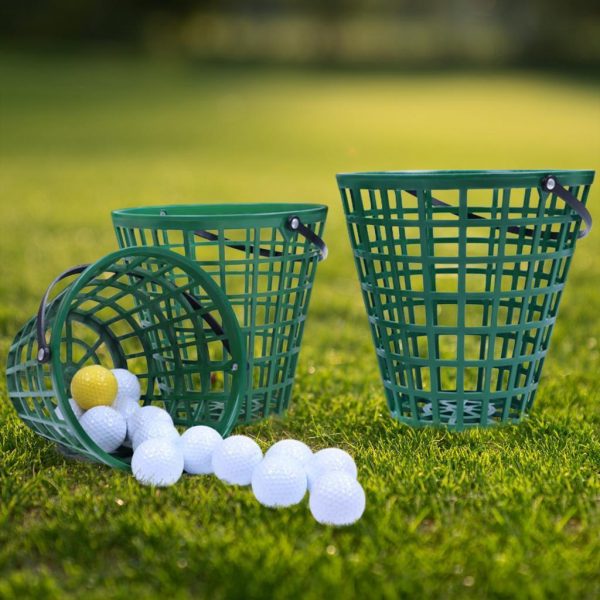 Golf Ball Basket Golf Range Bucket Storage Organizer 19. 9x15. 5cm Holds 50 Balls