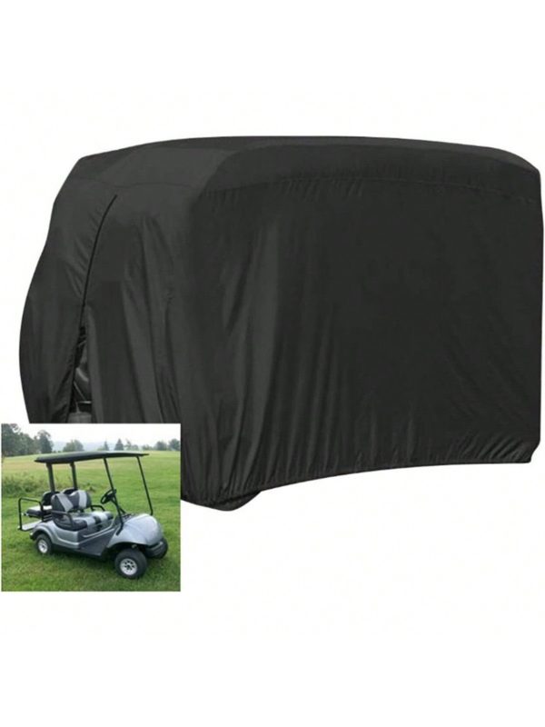 Dsermall Passenger Golf Cart Cover Suitable For Club Cars 210D Waterproof And  Polyester Golf Cart Cover With Three Zipper Multicolor