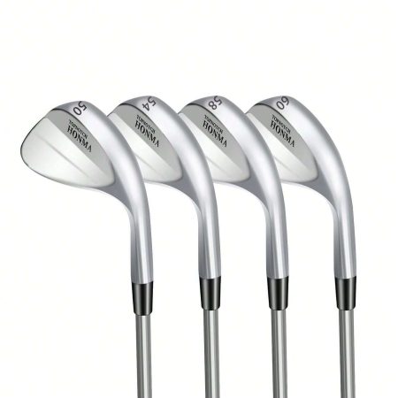 New Men's Golf Lob Wedges, CNC Soft Iron Forging, Various Loft Angle Options, High Bounce & Spin For Sand Traps Silver