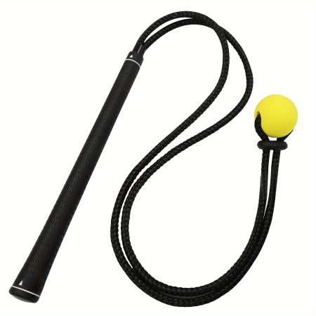 FINGER TEN Golf Swing Trainer Distance Rope Training Aid Improve Swing Speed Lagging Rhythm Warm Up Stick for Strength Flexibility Tempo Training