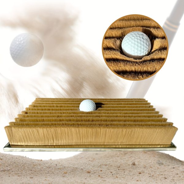 Realistic Golf Bunker Practice Mat for Chipping Skills - Indoor Simulator Training