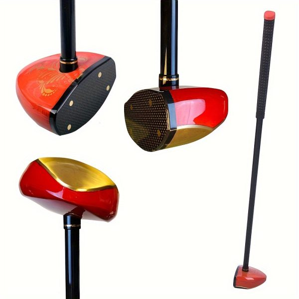 Park Golf Right-Handed Men's Iron Wood Golf Club with Carbon Fiber Shaft and Stainless Steel Head - Perfect for Valentine's Day, Easter, Thanksgiving, Christmas, and Halloween